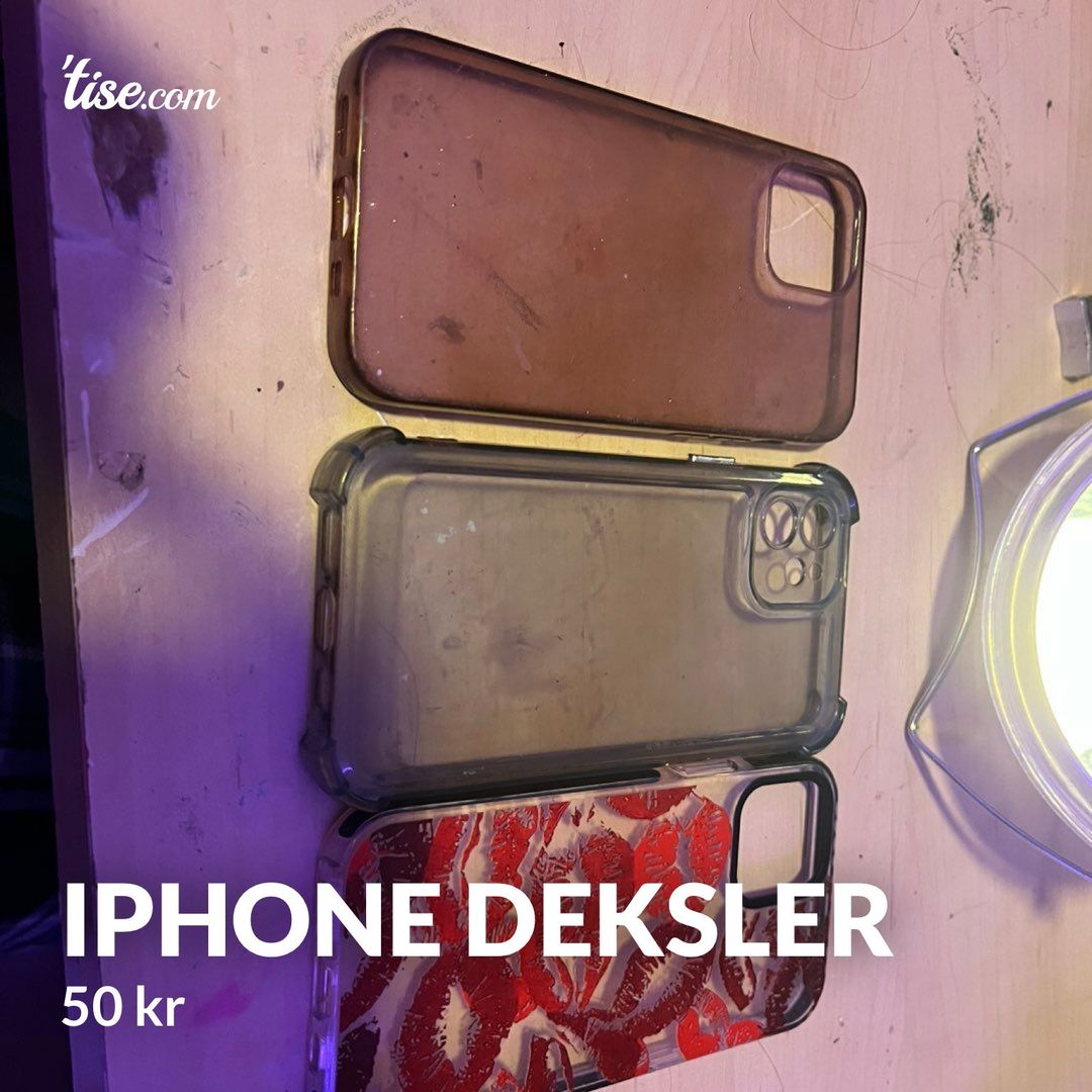 Iphone deksler