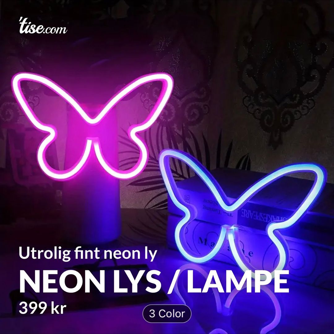 Neon lys / lampe