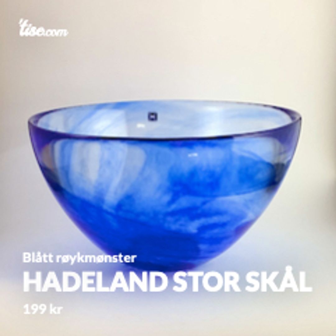 Hadeland stor skål