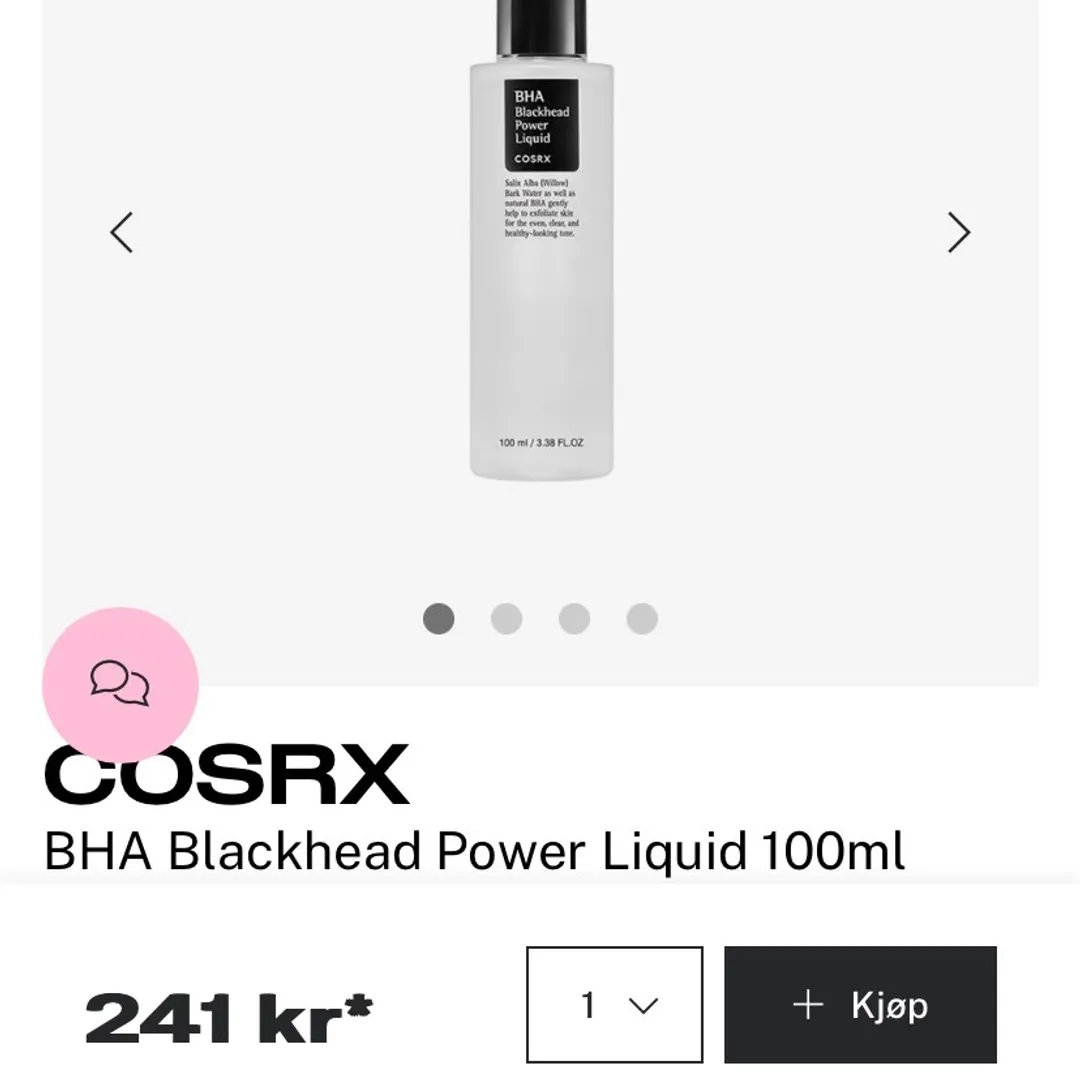 BHA blackhead