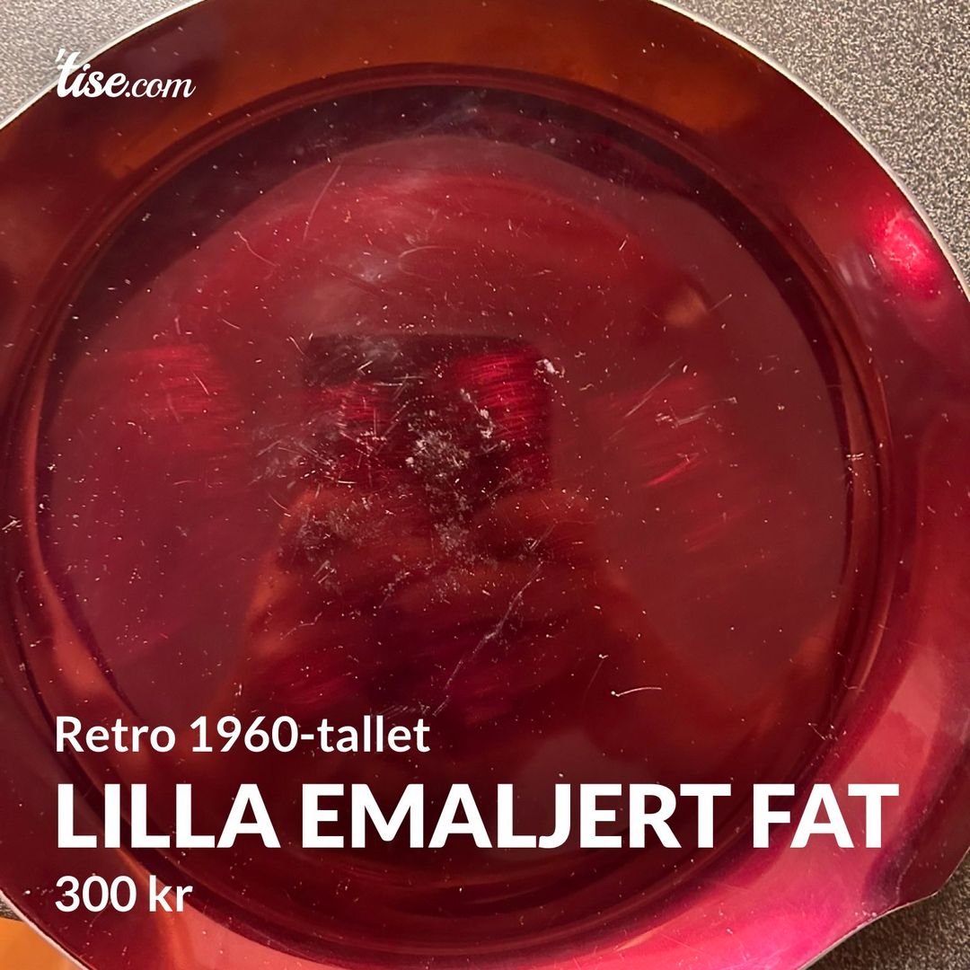 Lilla Emaljert fat