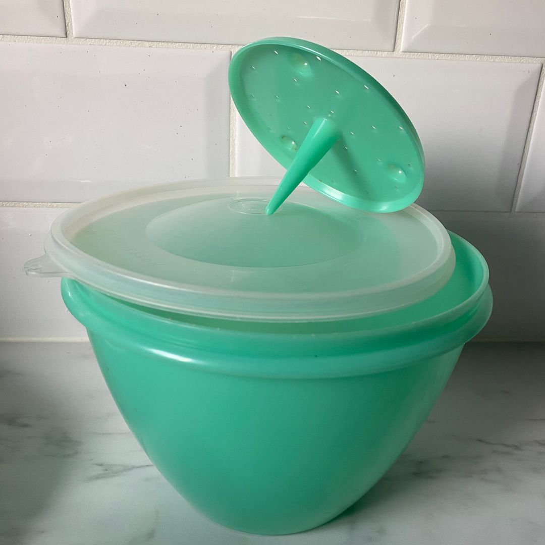 Oanvänd tupperware