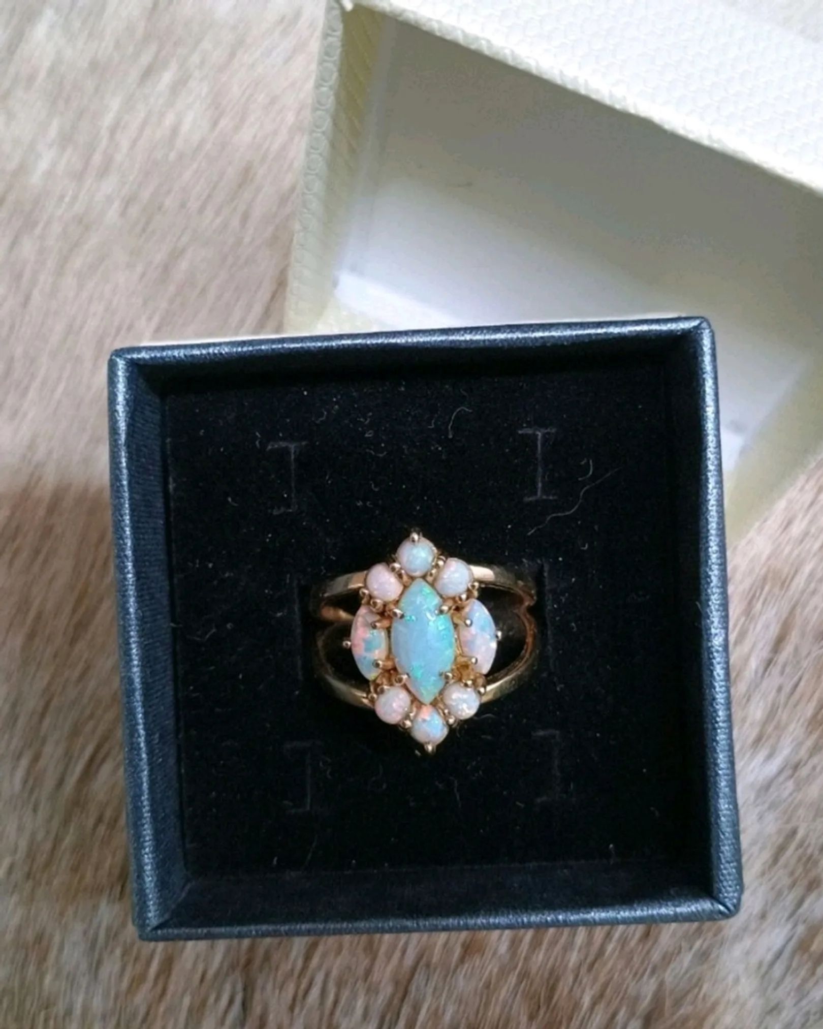 Ring Opal Sten