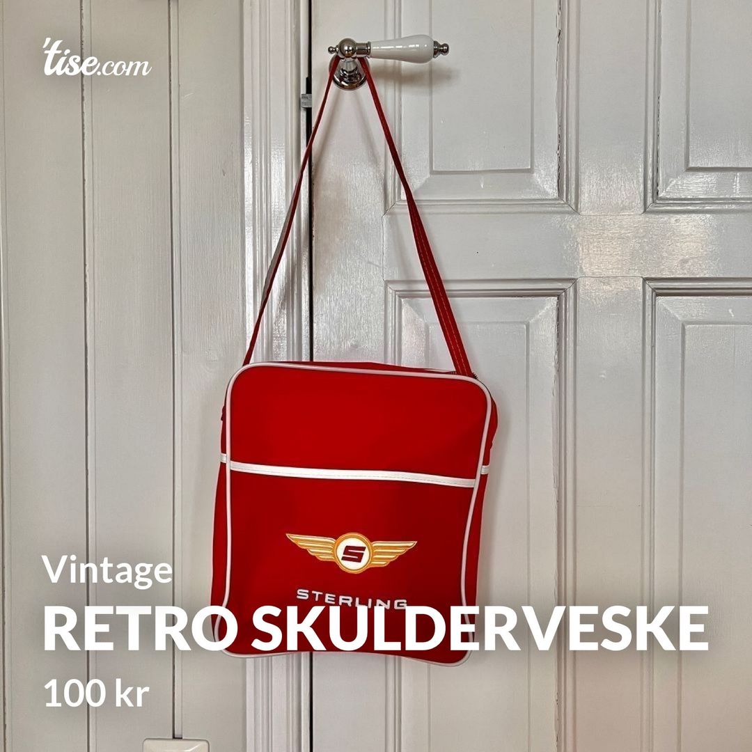 Retro skulderveske