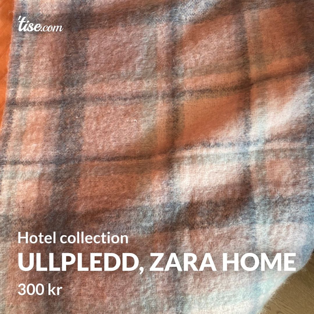 Ullpledd Zara home