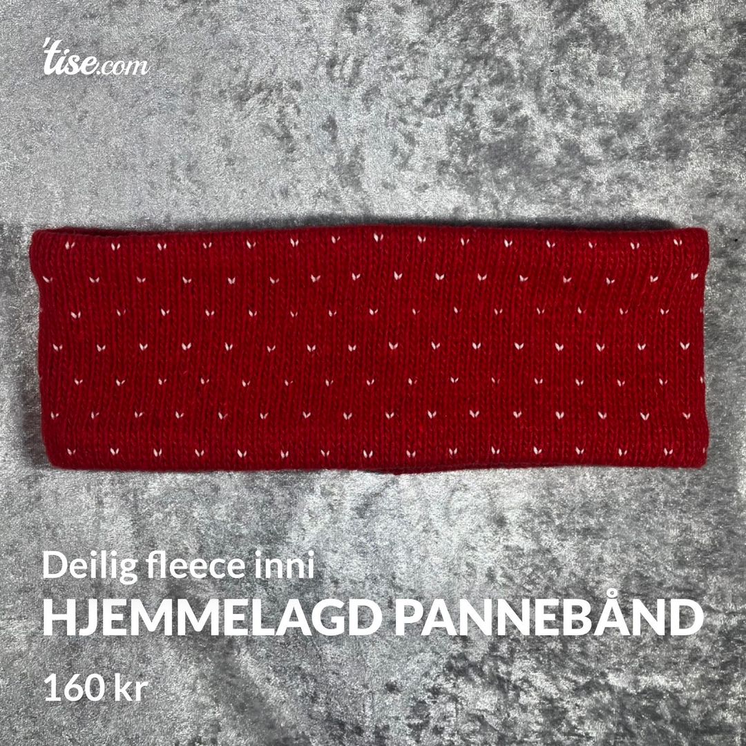 Hjemmelagd pannebånd