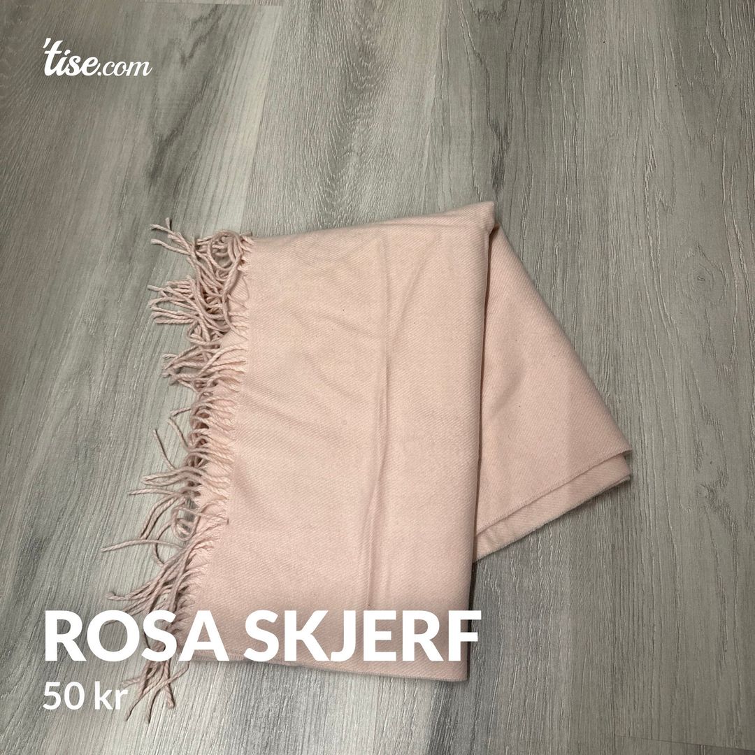 Rosa skjerf