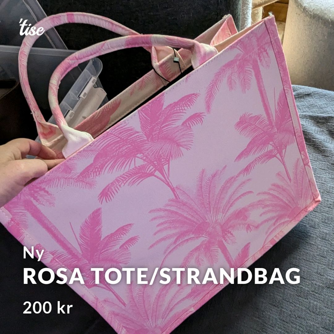 Rosa Tote/Strandbag