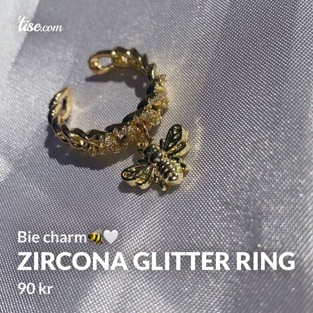 Zircona glitter ring