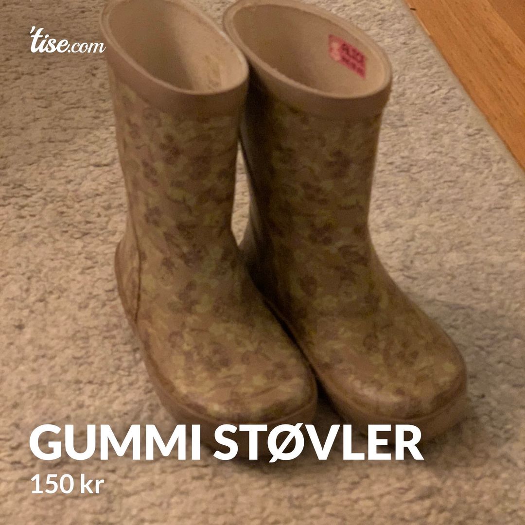 Gummi støvler