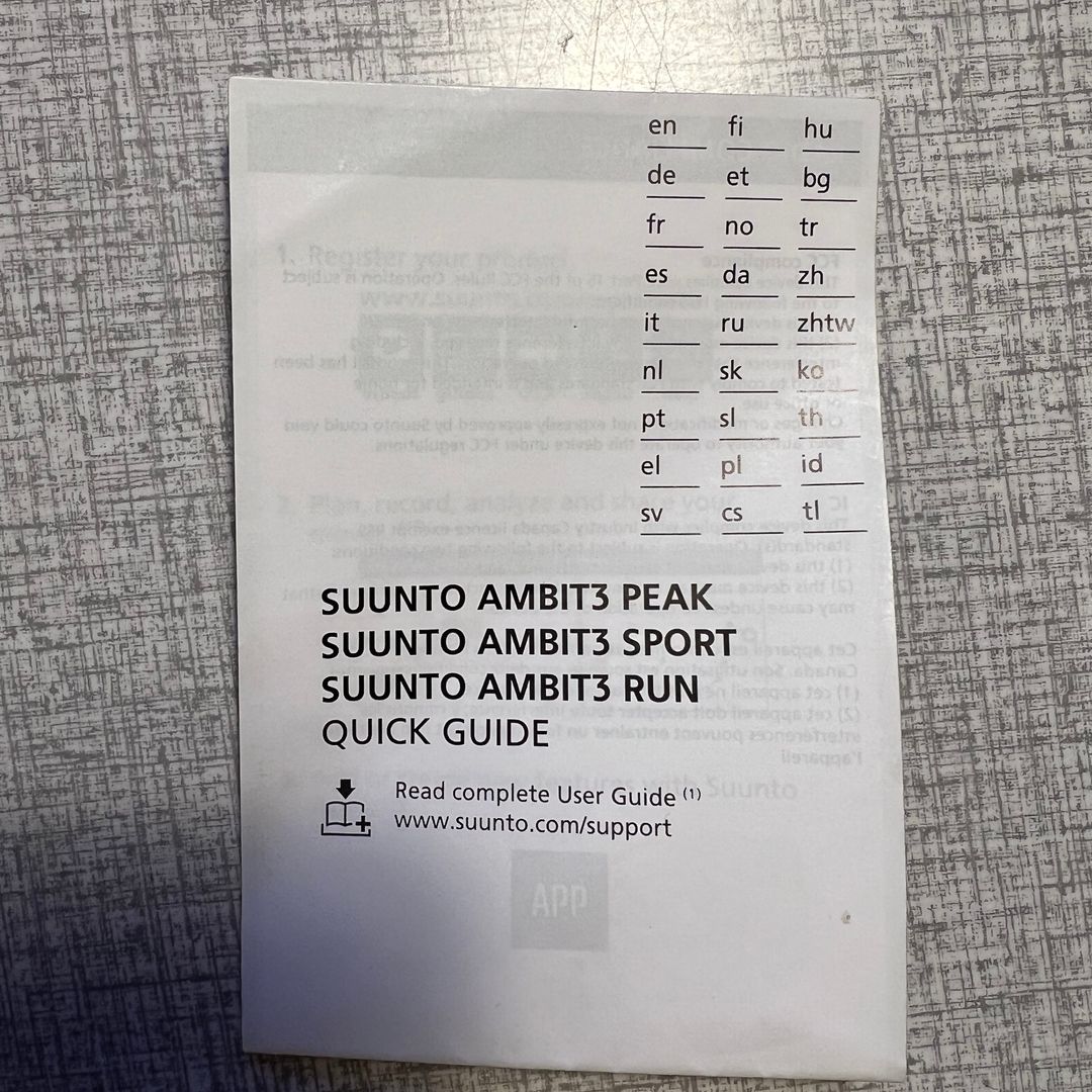 Suunto Ambit3 sport