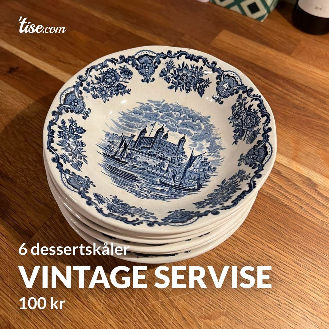 Vintage servise