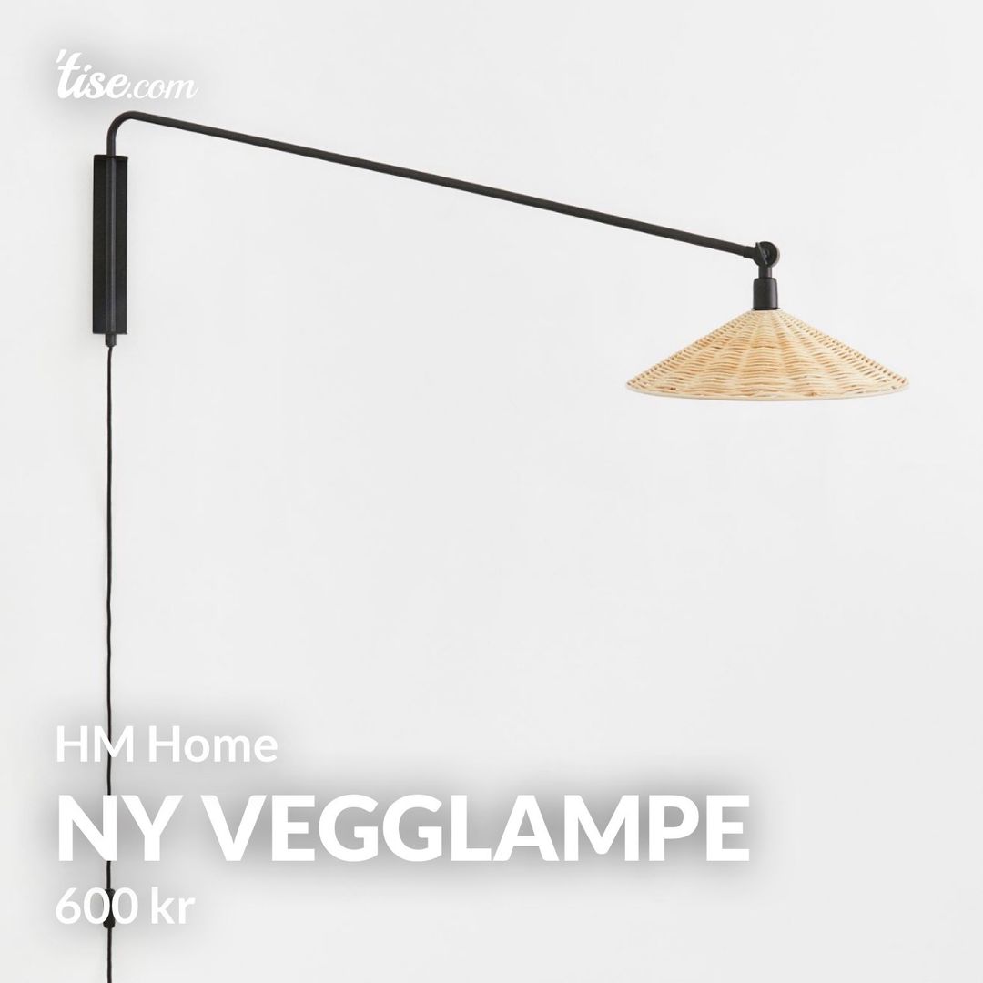 Ny vegglampe