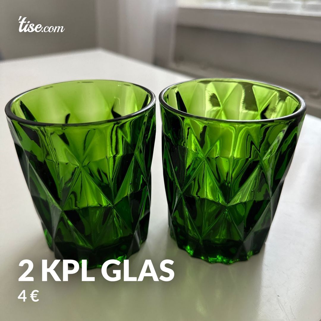 2 kpl glas