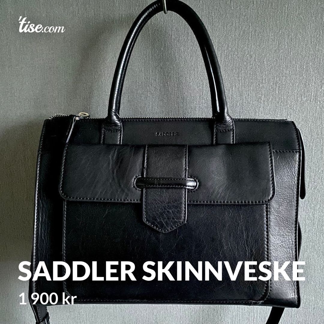 Saddler skinnveske