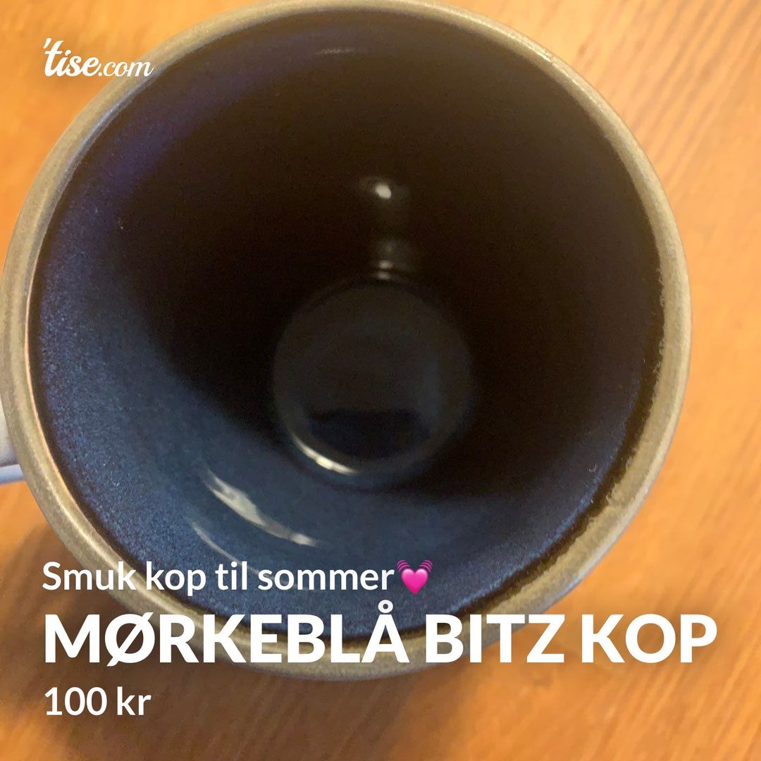 Mørkeblå BITZ kop