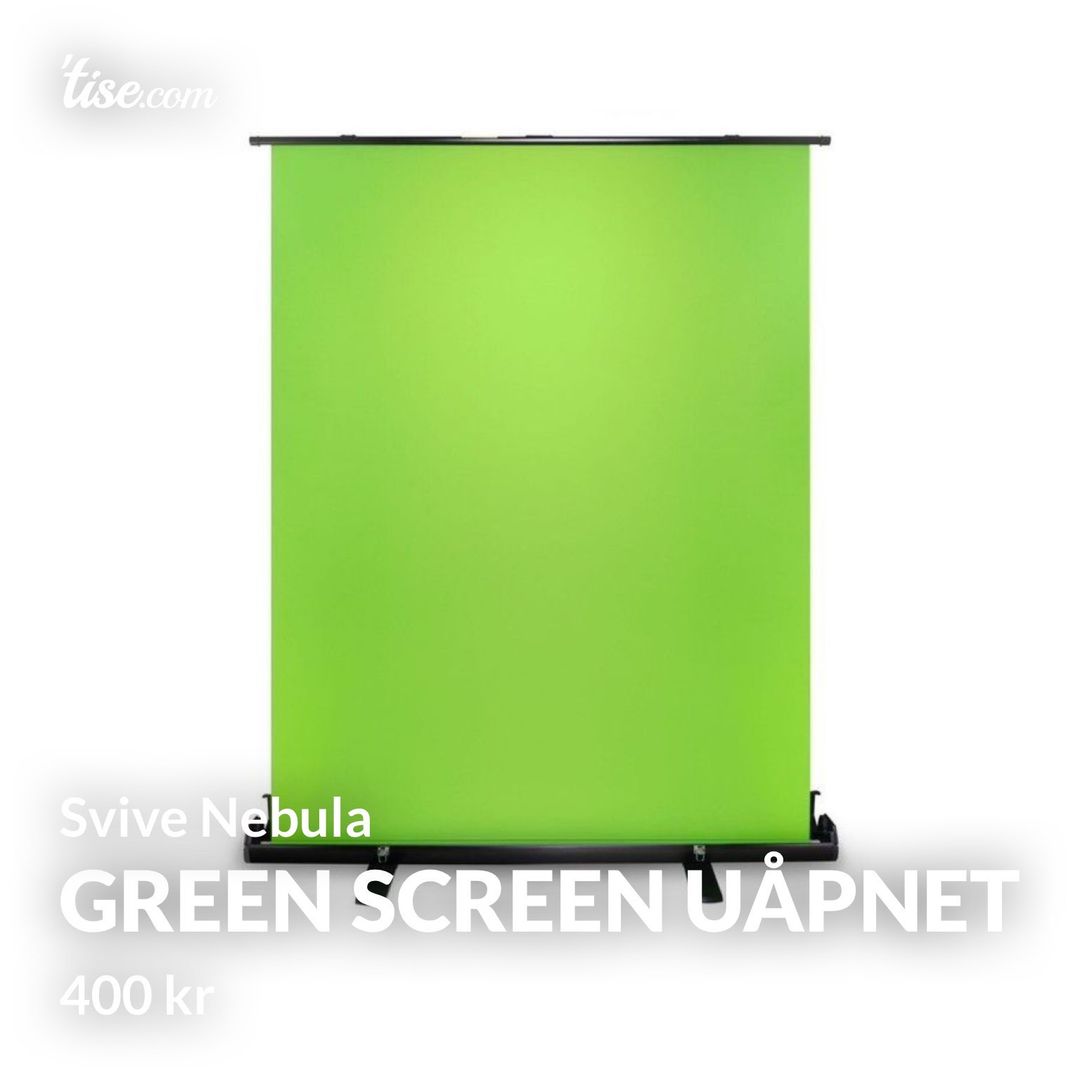 Green Screen UÅPNET