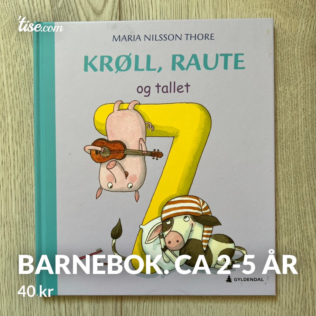 Barnebok Ca 2-5 år