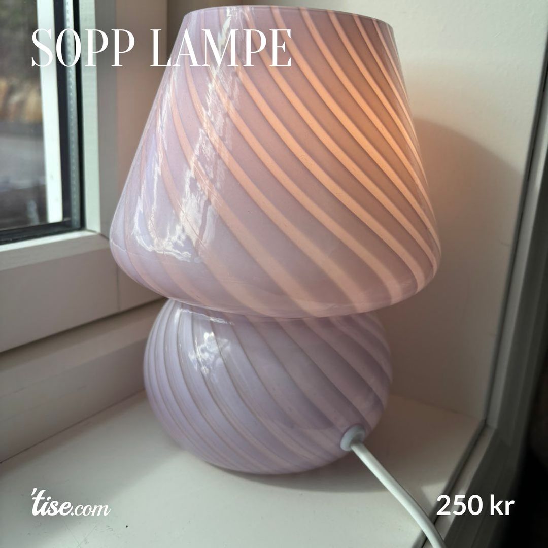 Sopp lampe