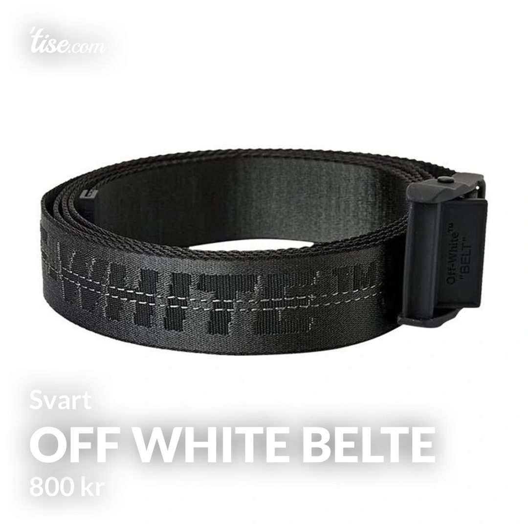 Off White Belte