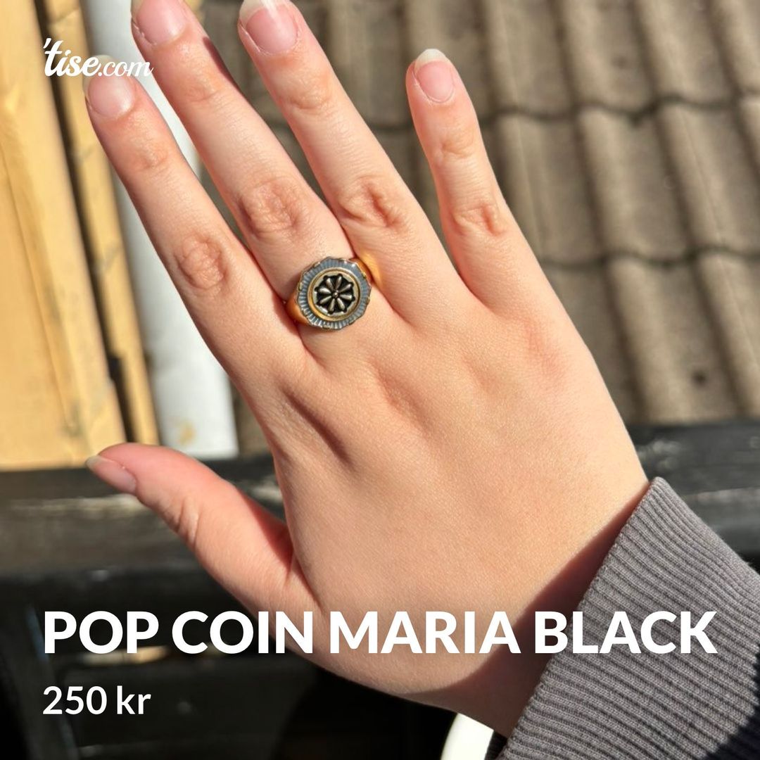 Pop coin Maria Black