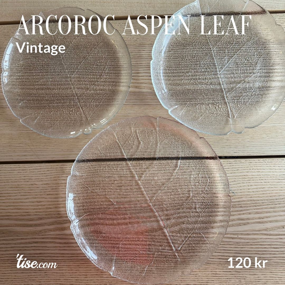 Arcoroc aspen leaf