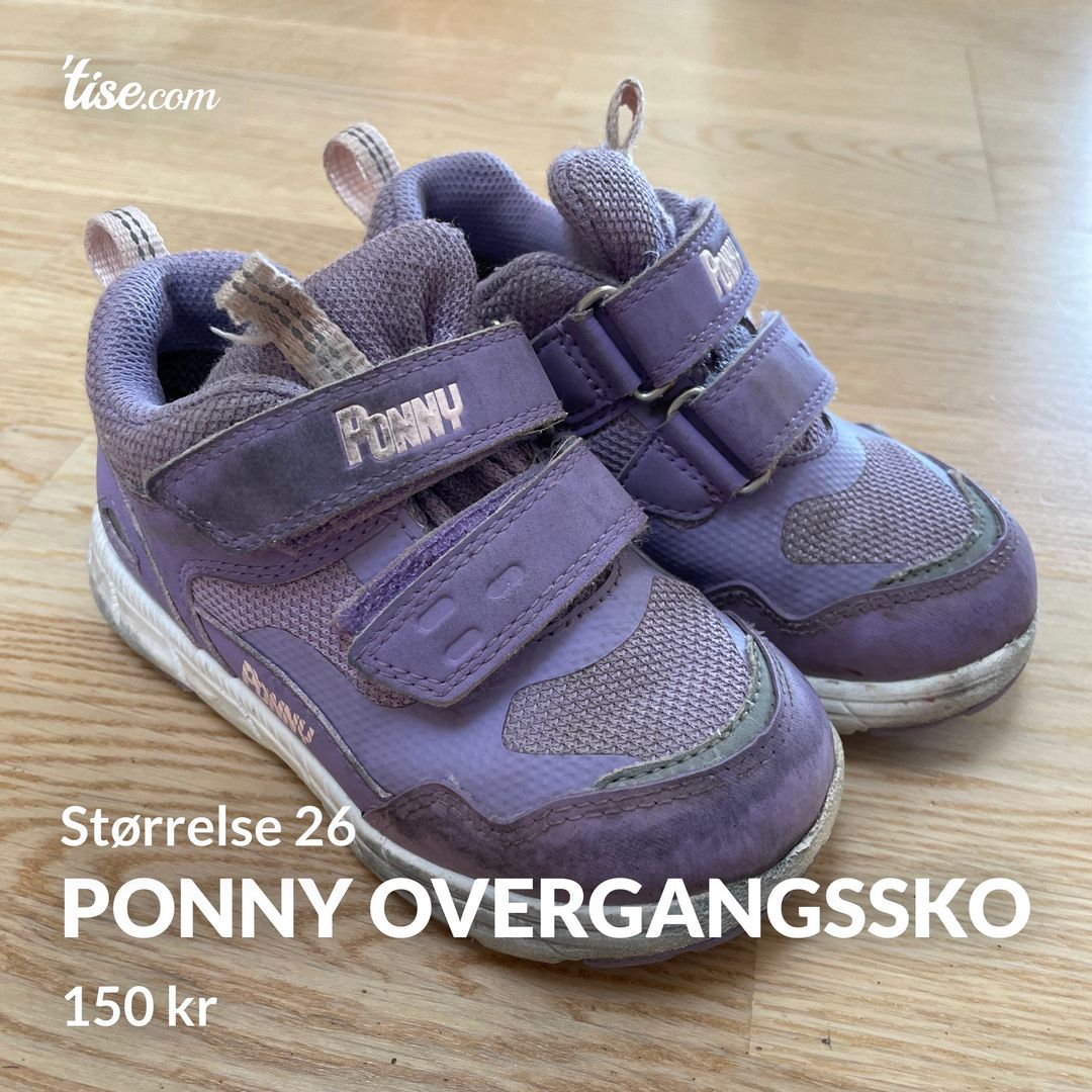 Ponny overgangssko