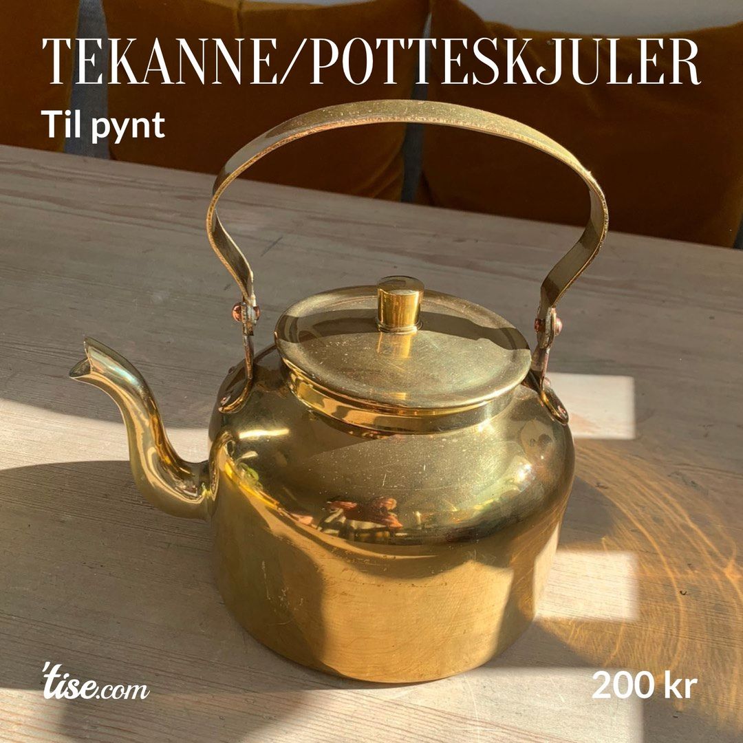 Tekanne/potteskjuler