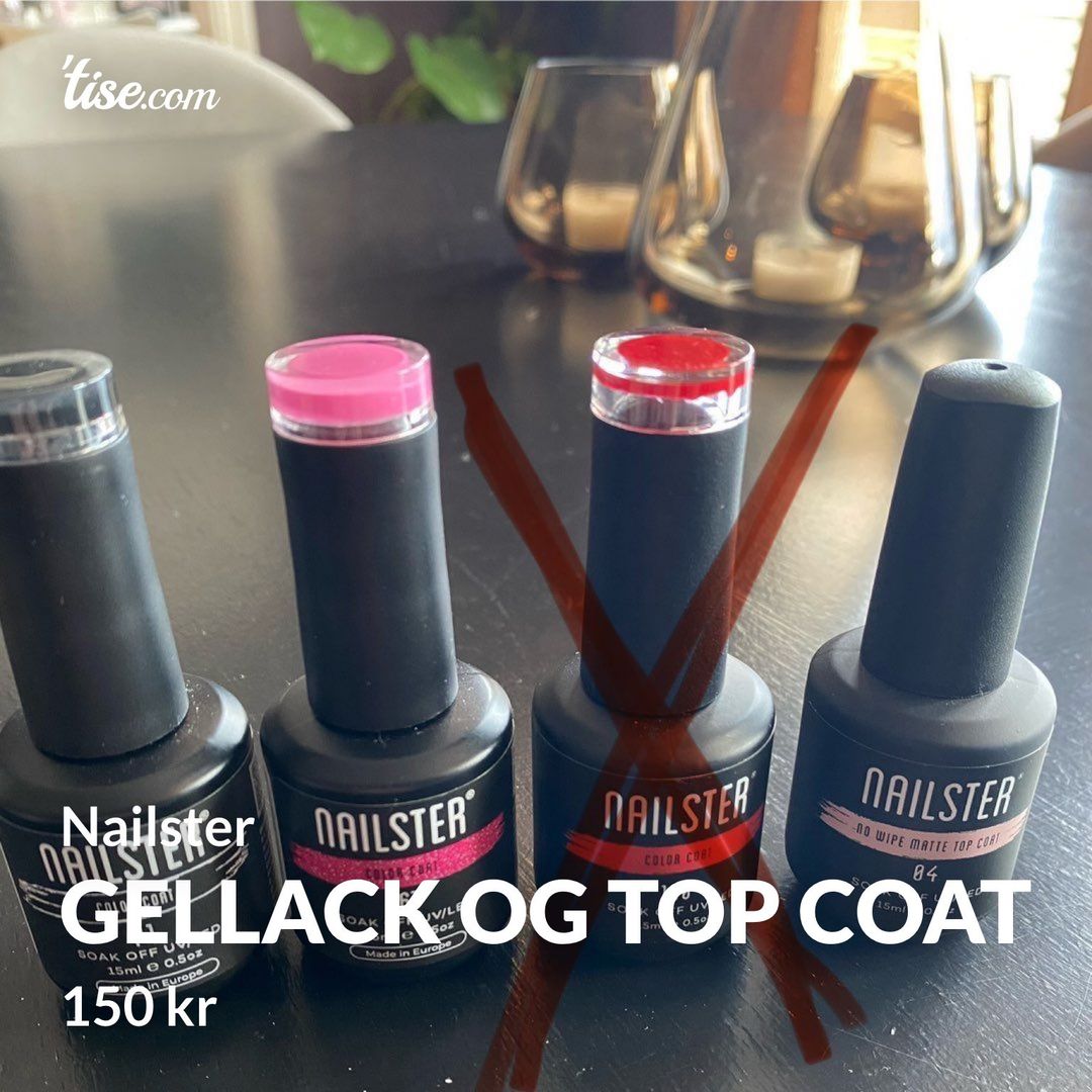 Gellack og top coat