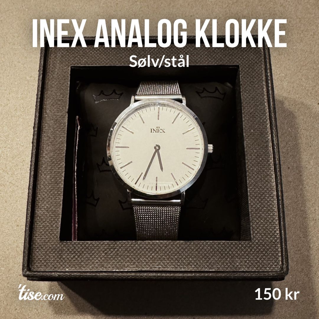 Inex analog klokke