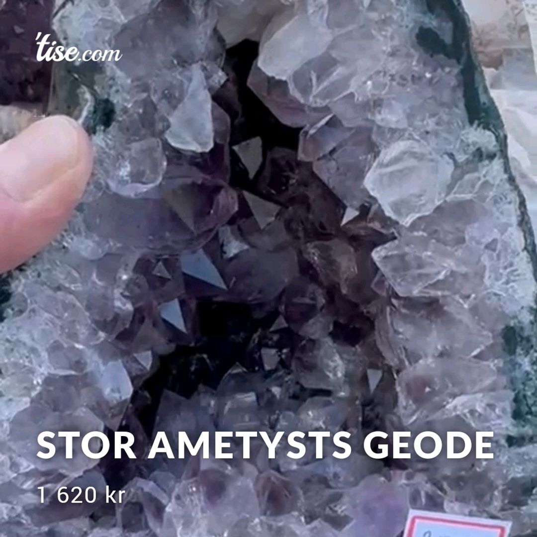 Stor Ametysts Geode