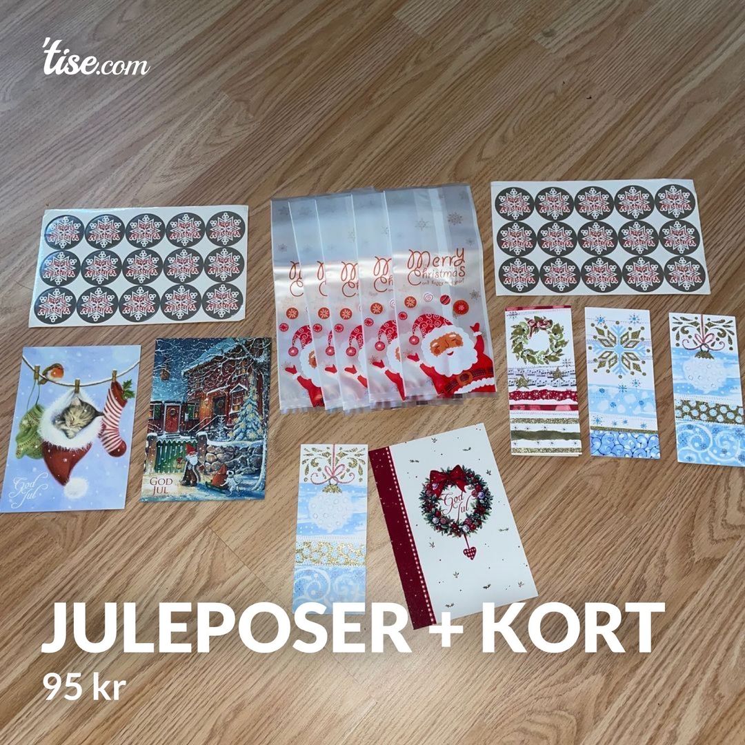 Juleposer + kort