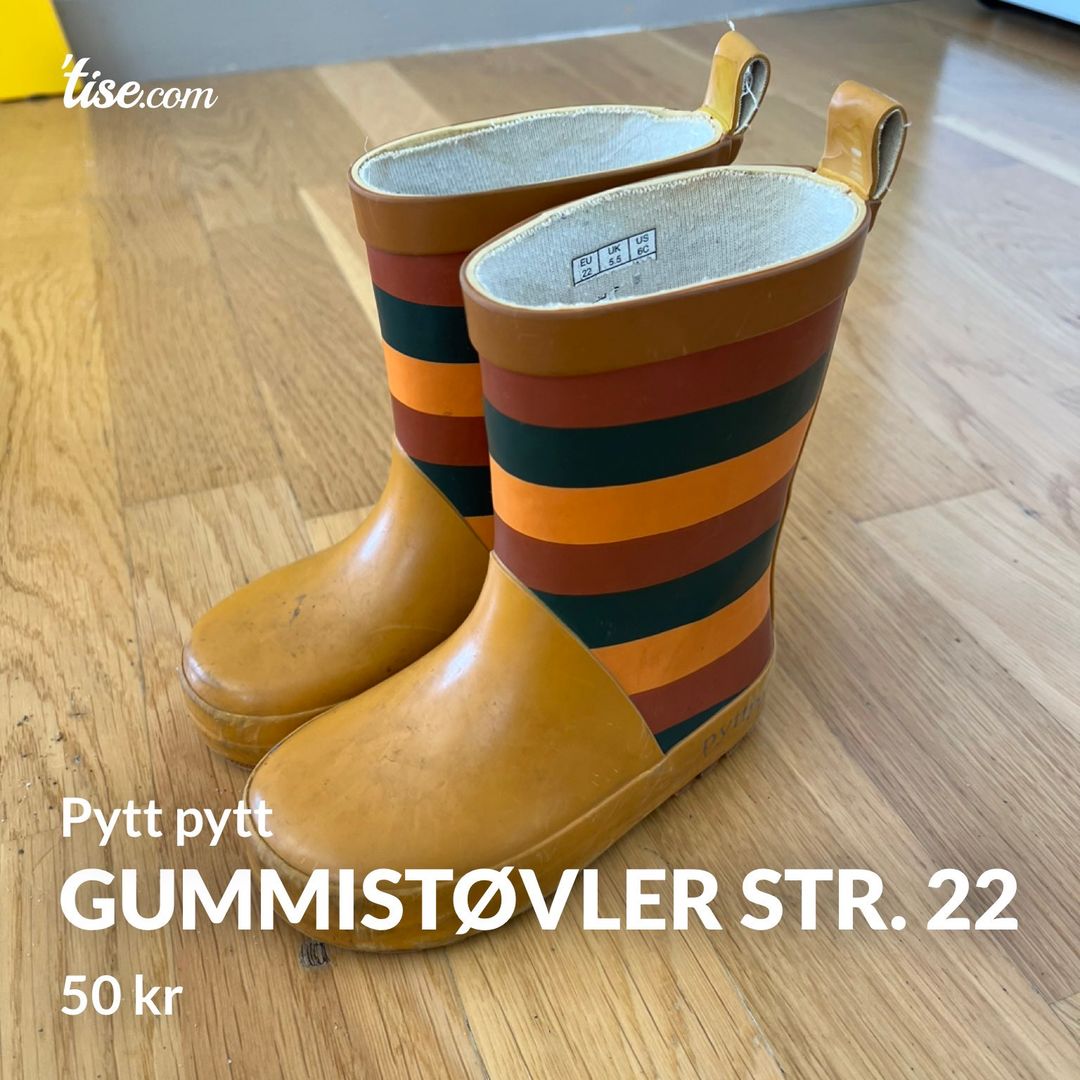 Gummistøvler str 22