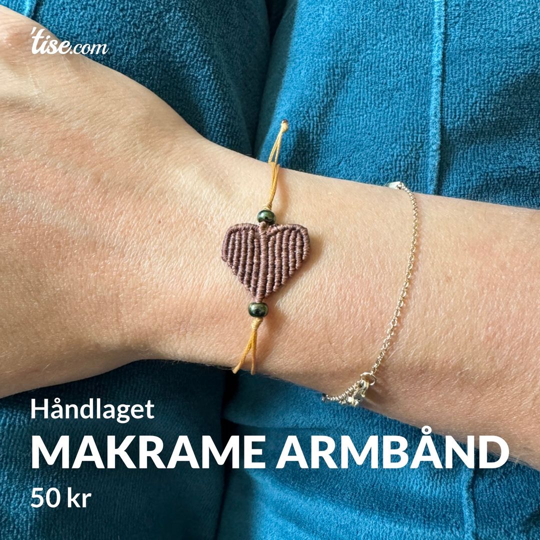 Makrame armbånd