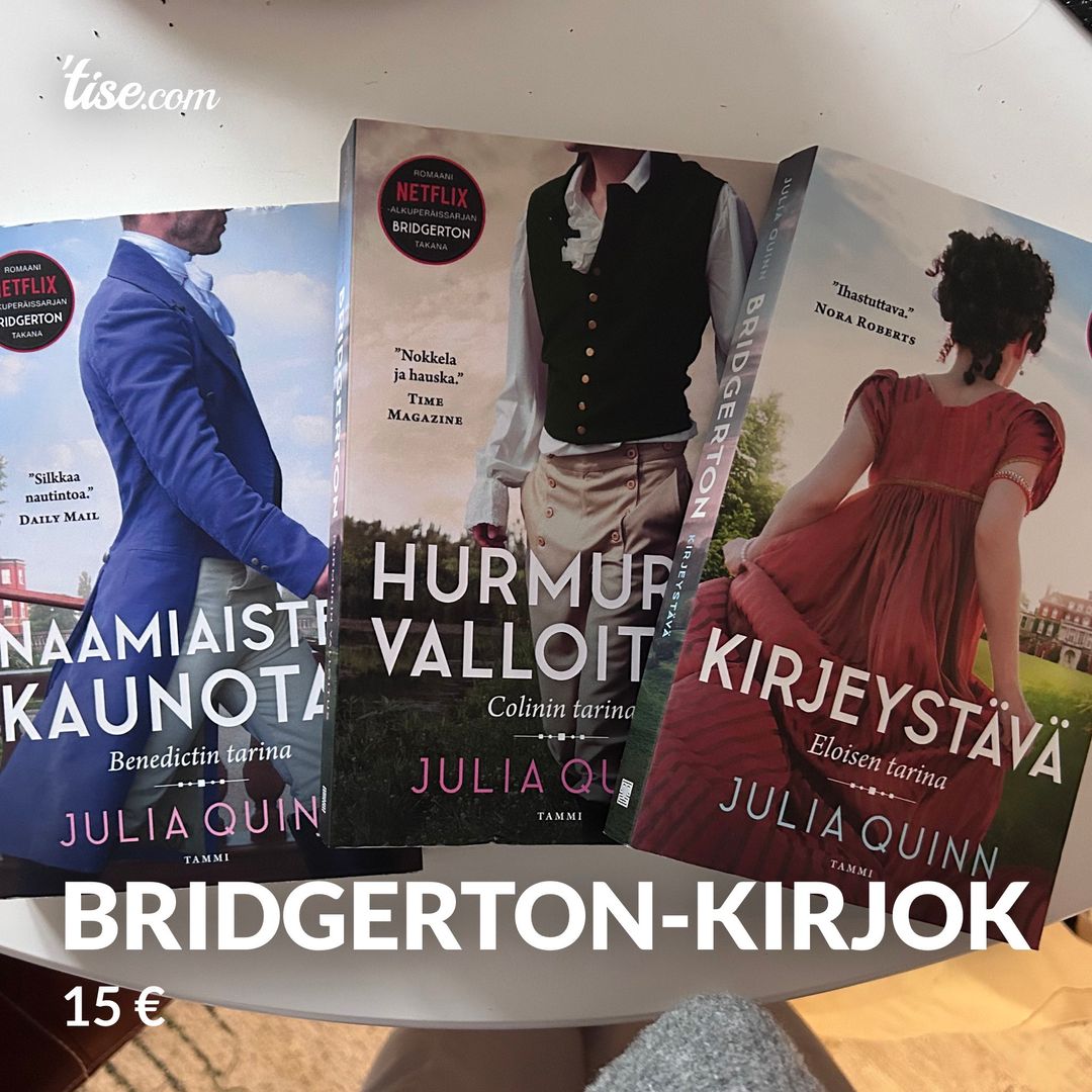 Bridgerton-kirjok