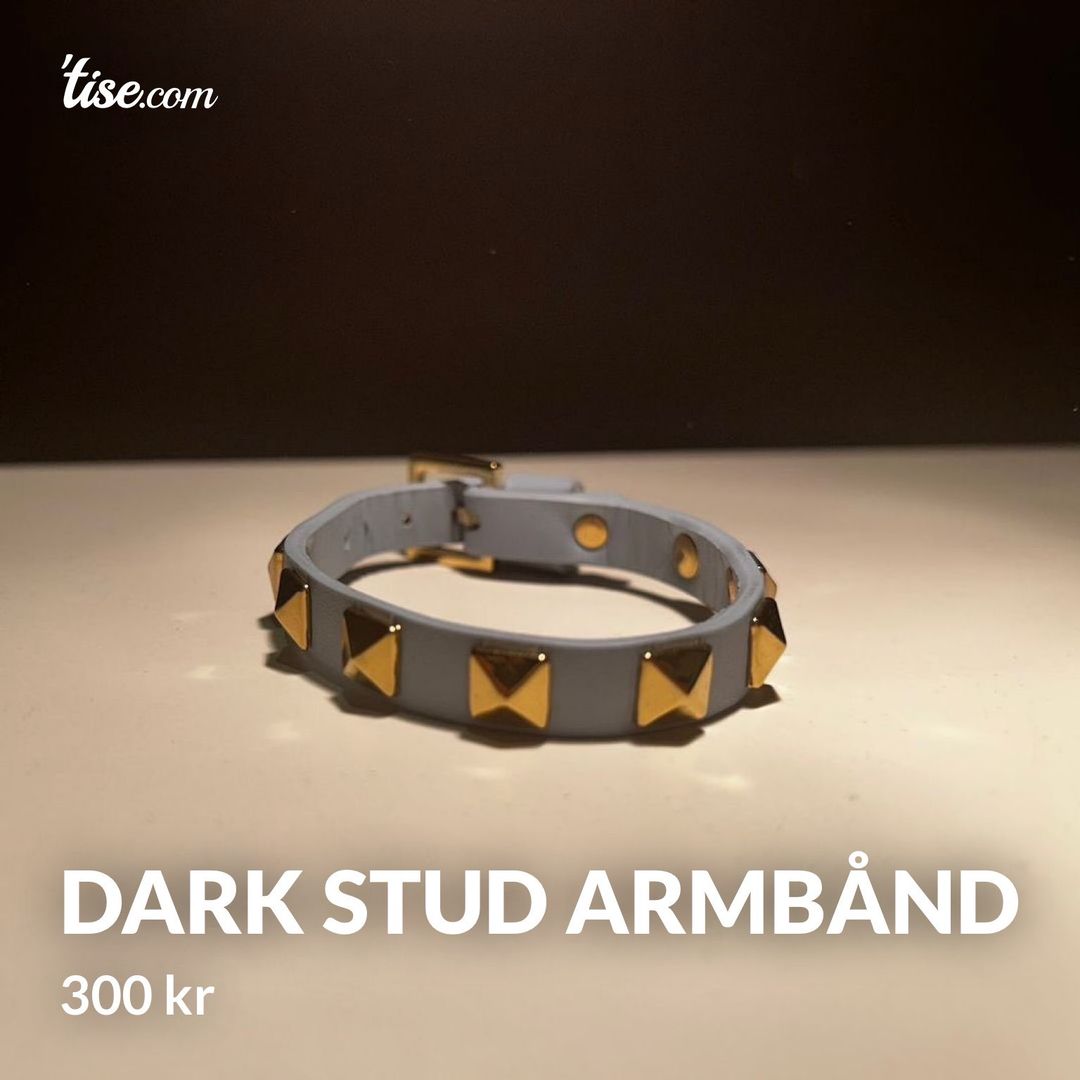 Dark stud armbånd