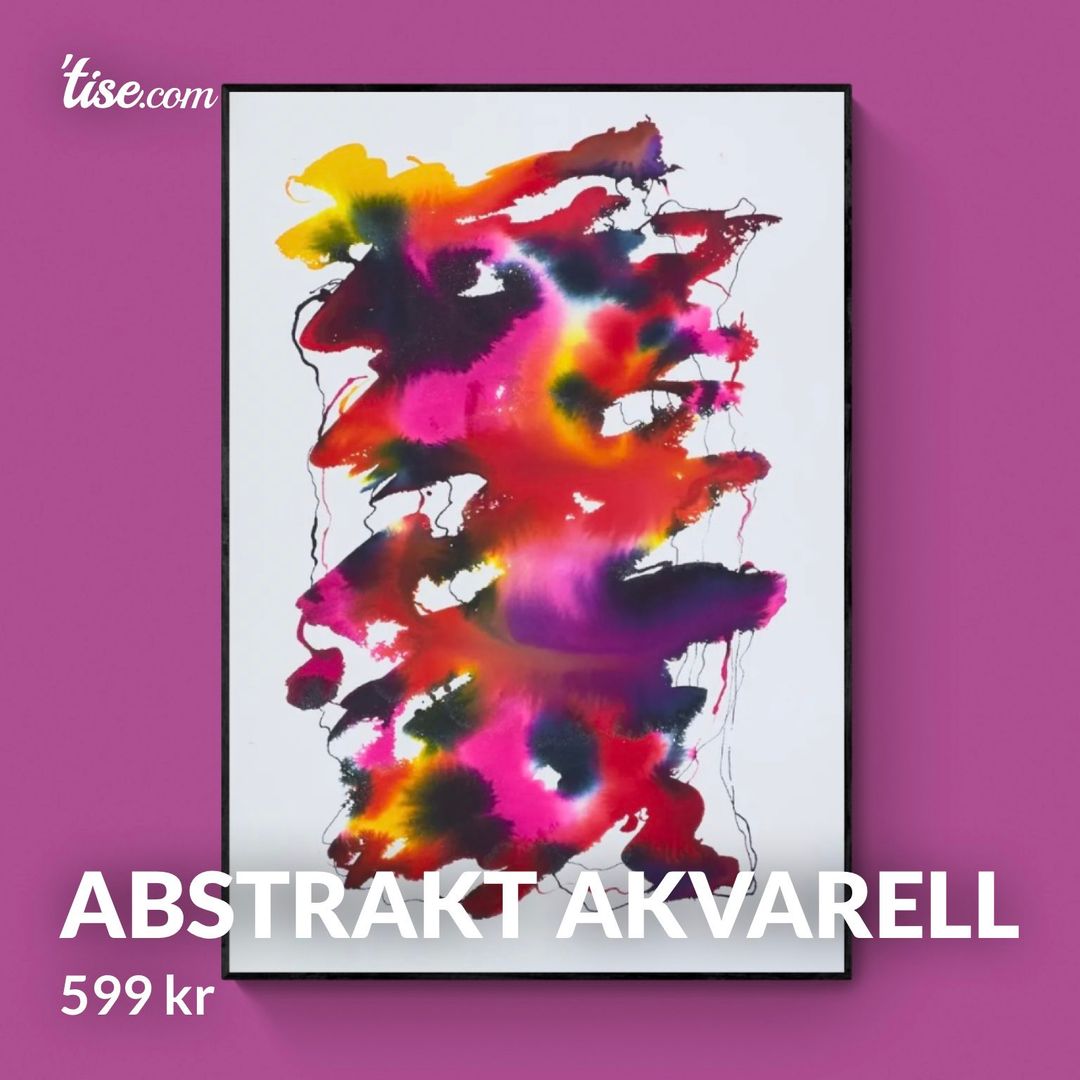 Abstrakt akvarell