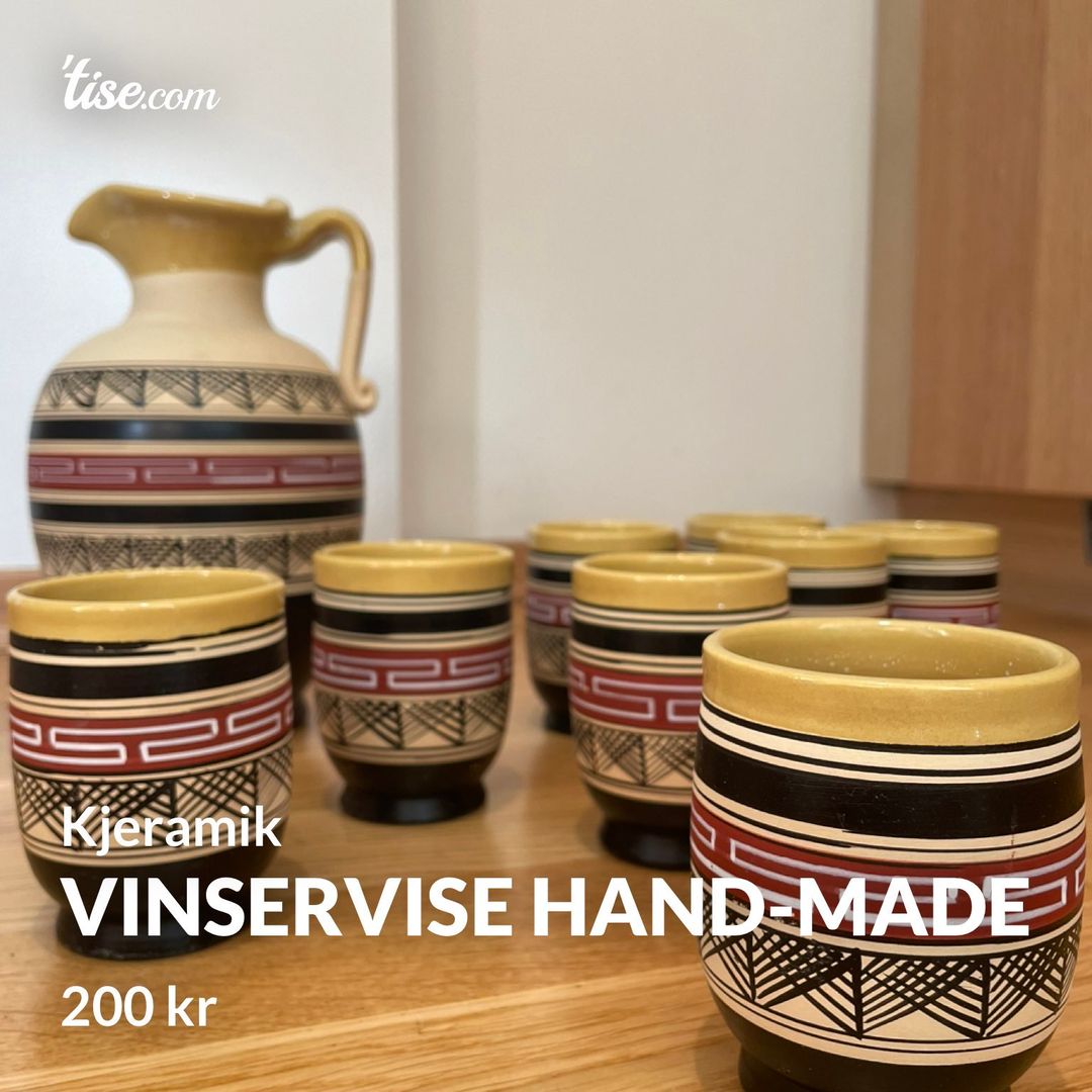 Vinservise hand-made