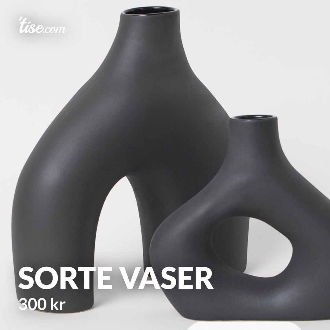 Sorte vaser