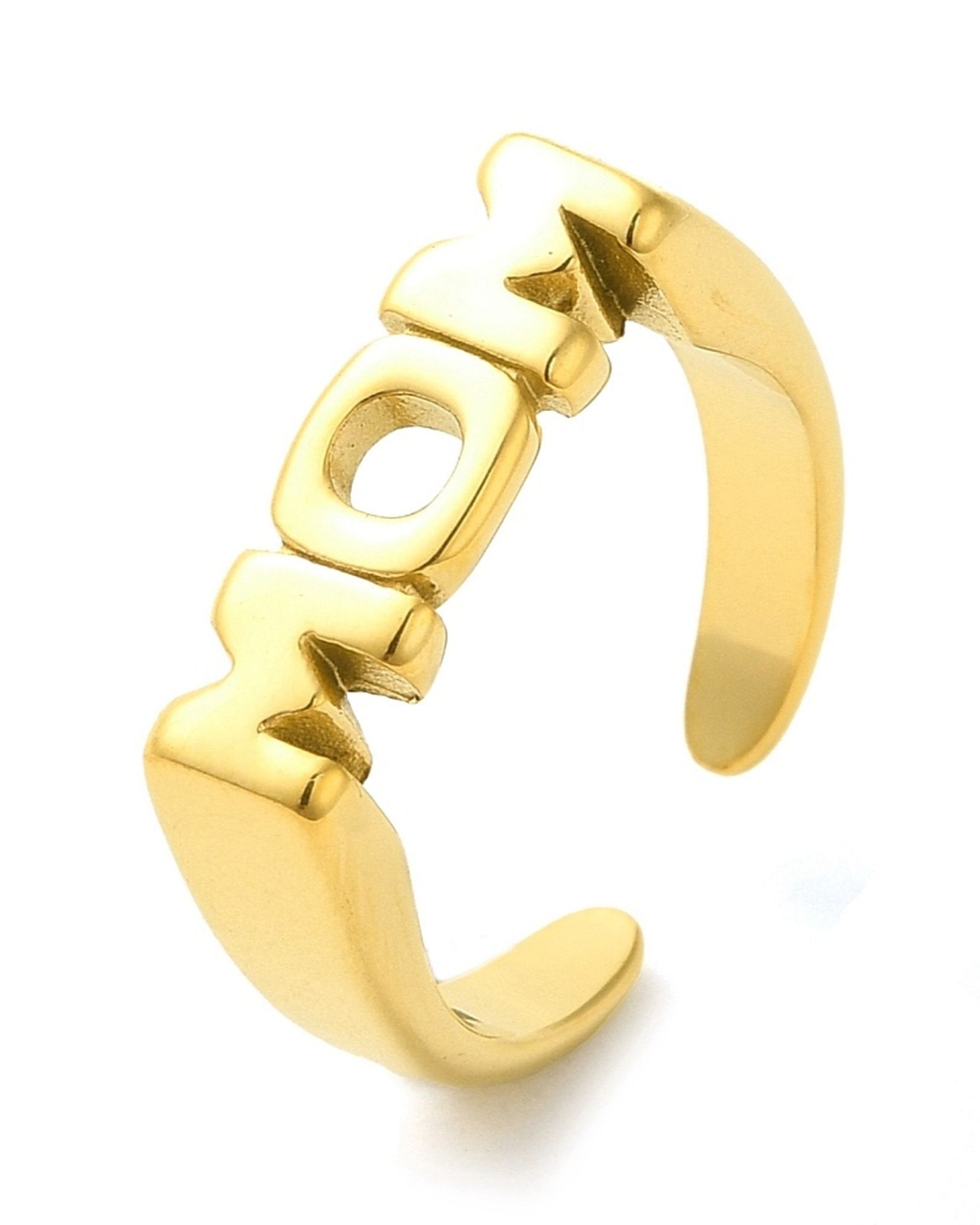 Ny "MOM" ring