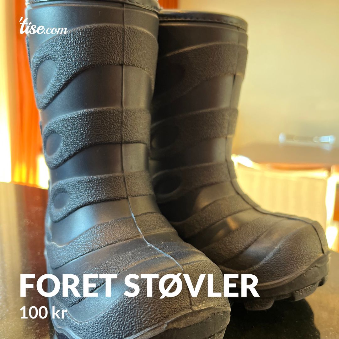 Foret støvler