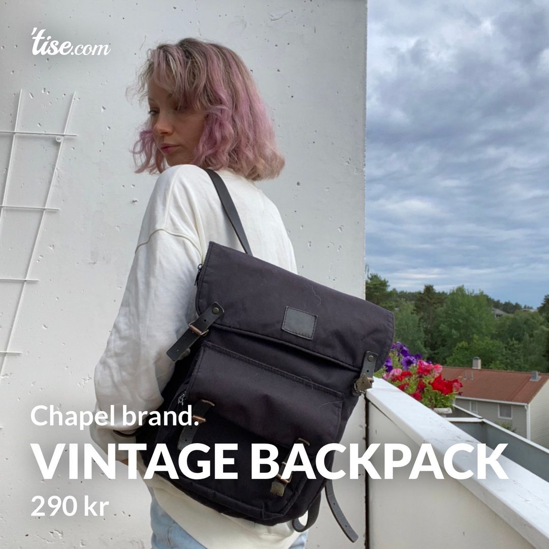 Vintage backpack