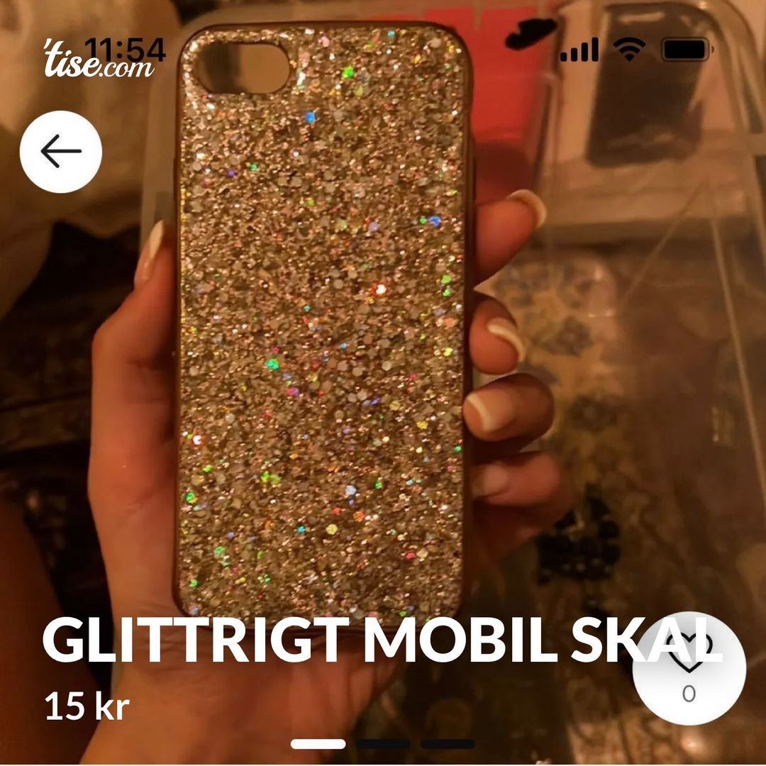 Glittrigt mobil skal