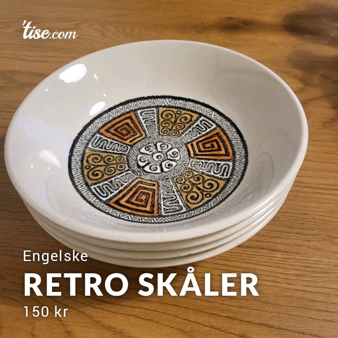 Retro skåler