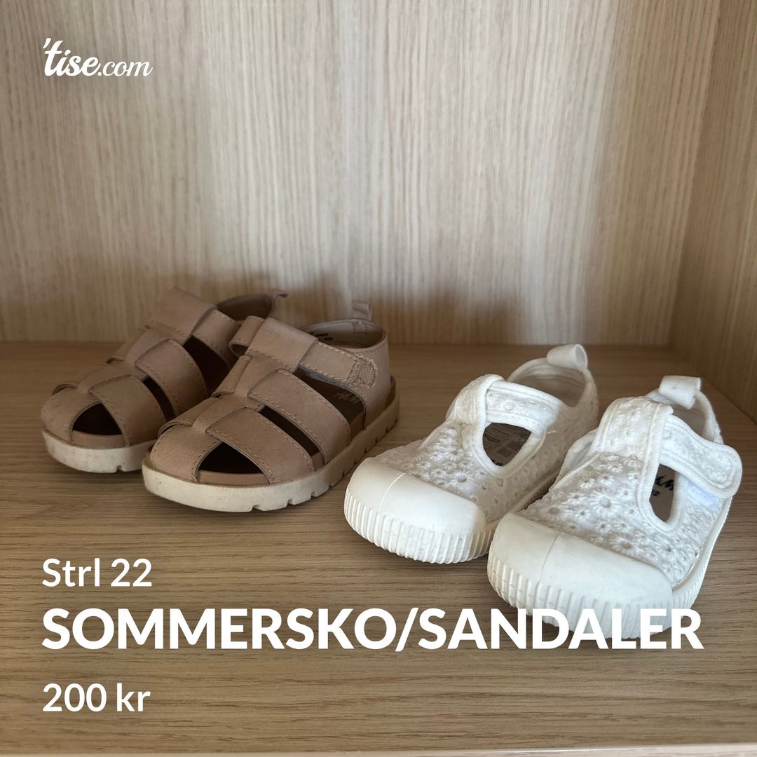 Sommersko/sandaler