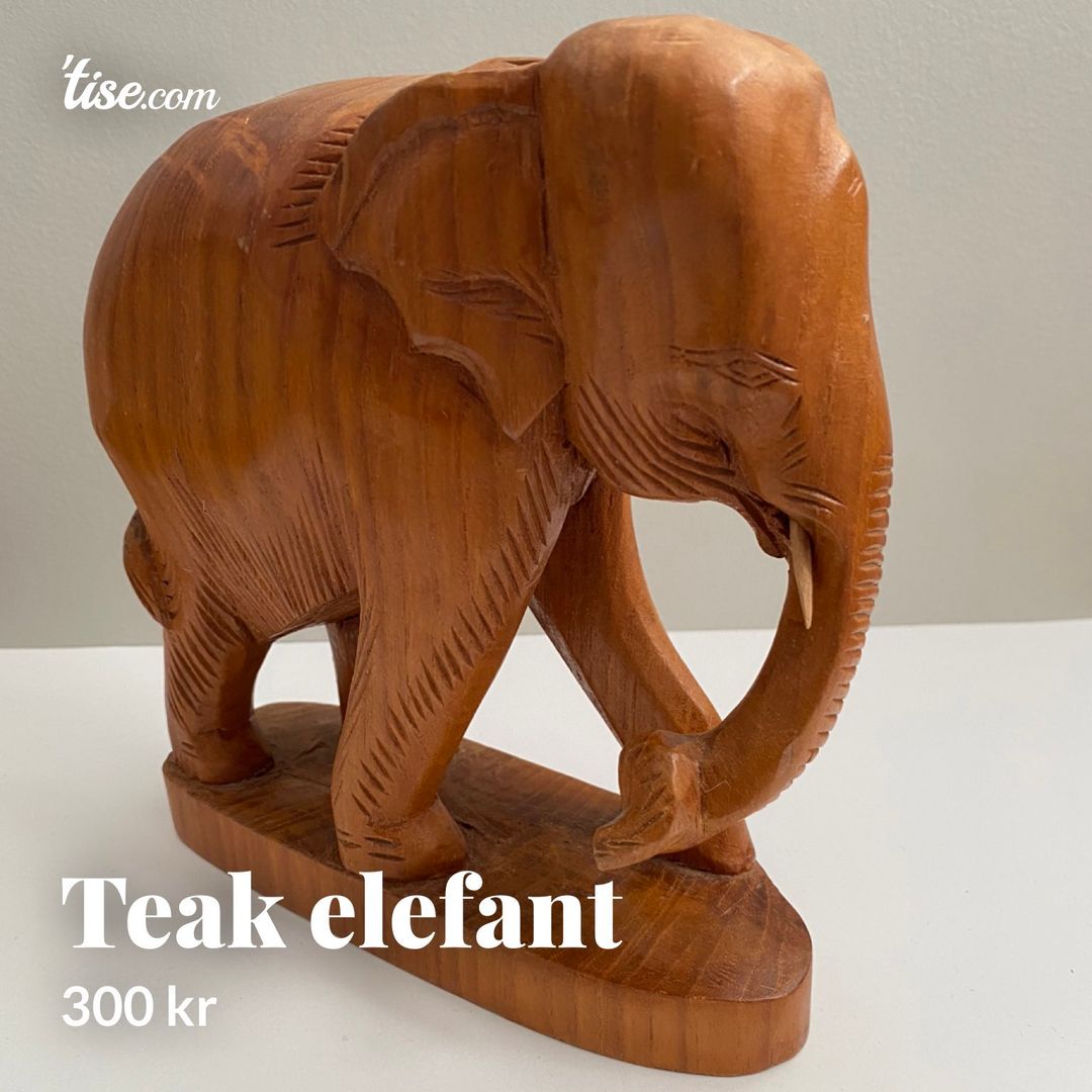 Teak elefant