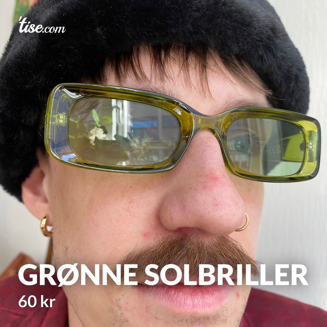 Grønne solbriller