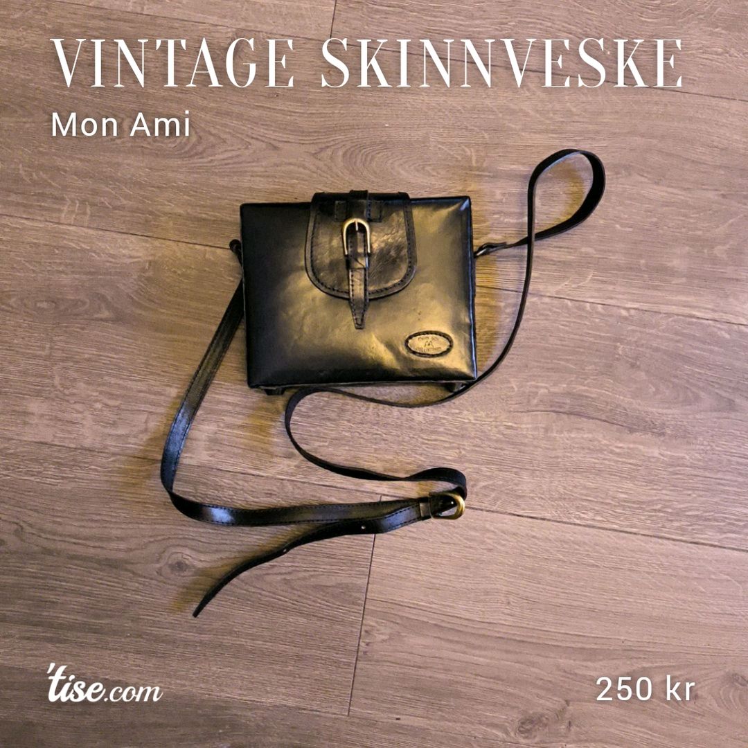 Vintage Skinnveske