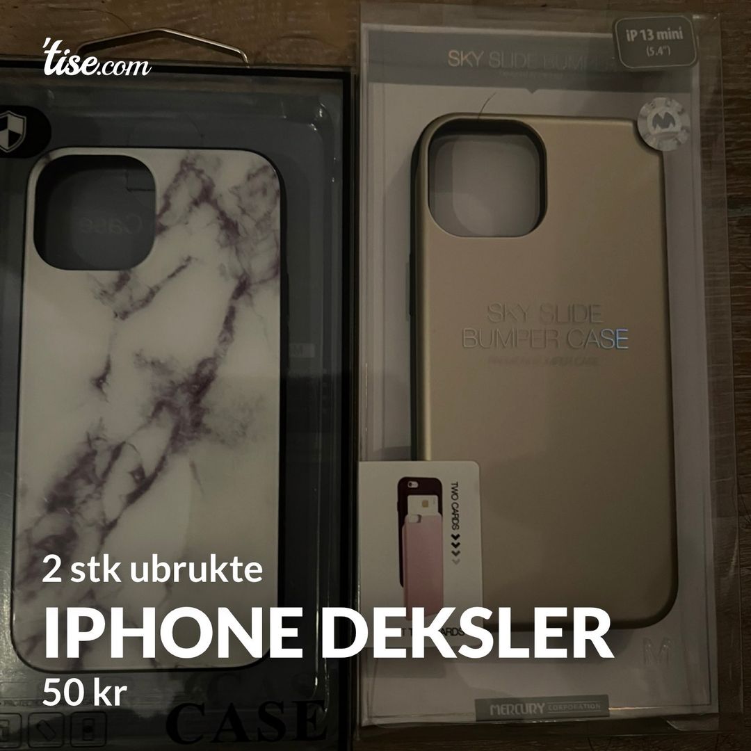 Iphone deksler