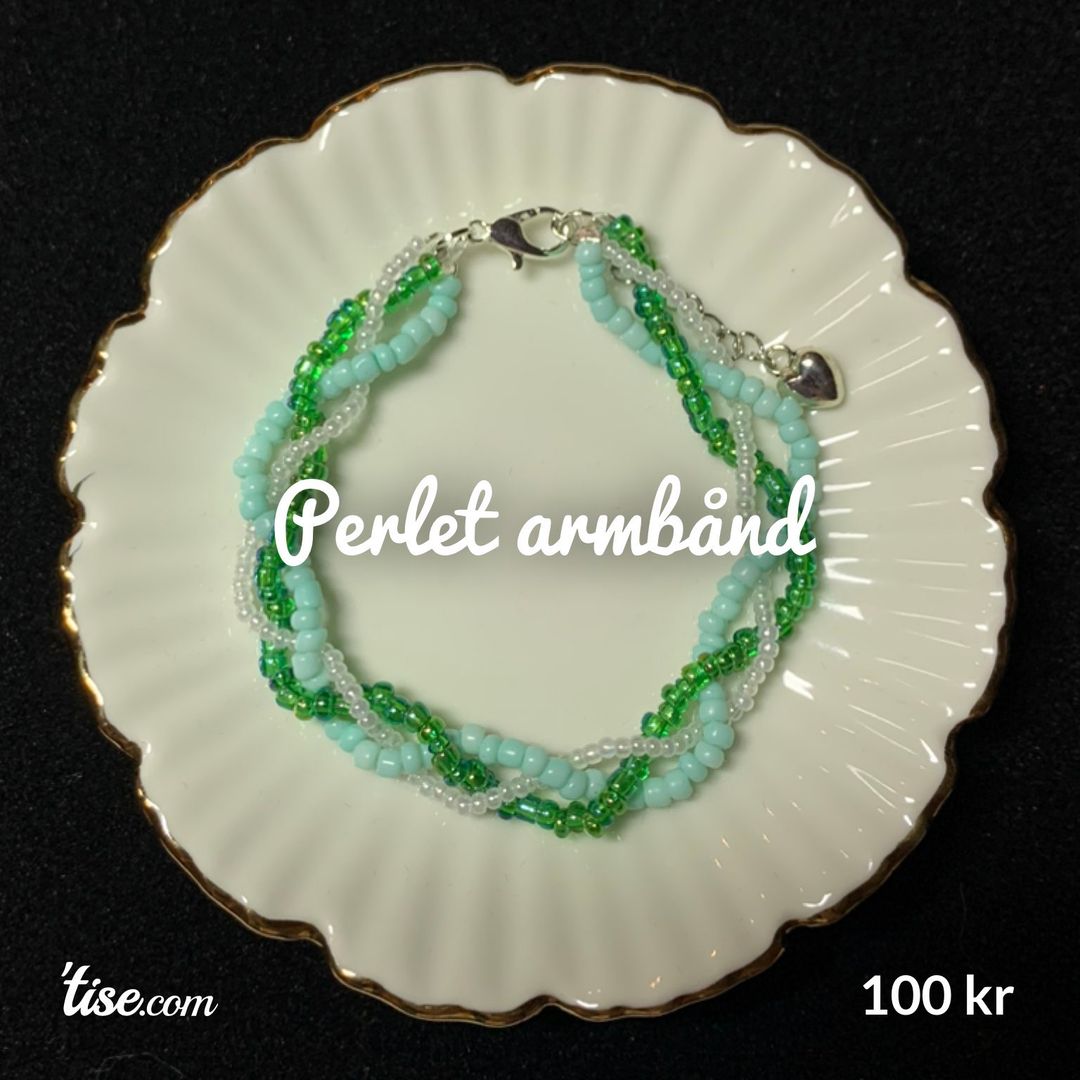 Perlet armbånd